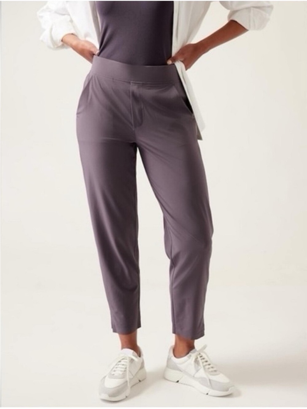 NWOT light purple athleta brooklyn ankle pant